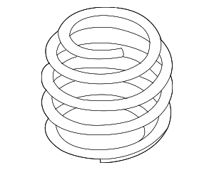 2011-2018 Volkswagen Coil Spring - Volkswagen (1K0-411-105-BB)