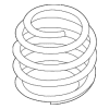 2005-2018 Volkswagen Coil Spring - Volkswagen (1K0-411-105-BK)