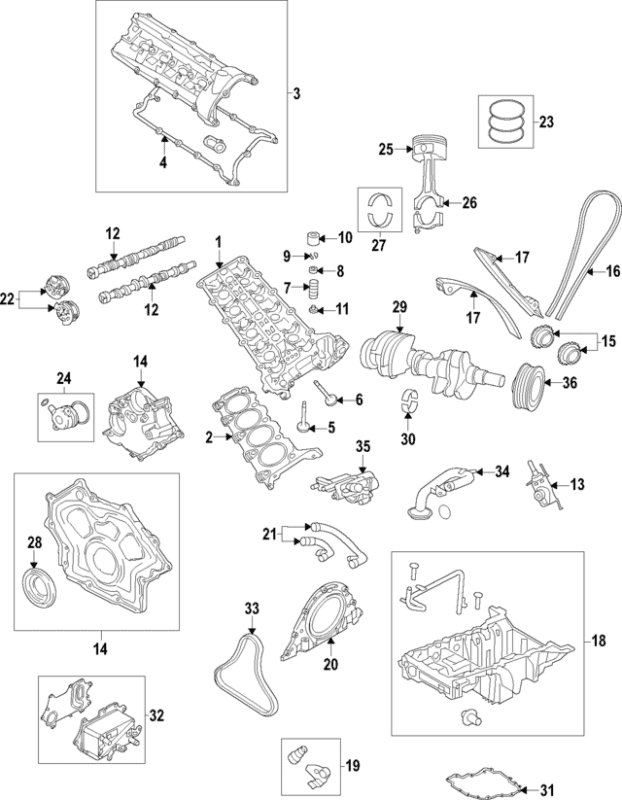 Intake Camshaft - Land-Rover (LR158747) Intake Camshaft - Land-Rover (LR158747)