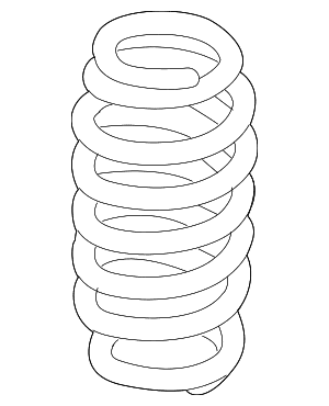 2006-2019 Volkswagen Coil Spring - Volkswagen (3C0-511-115-AD) 2006-2019 Volkswagen Coil Spring - Volkswagen (3C0-511-115-AD)