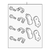 Brake Pads Rear - Land-Rover (LR139969)