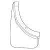 Mud Guard - Land-Rover (CAT500070PMA)