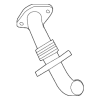 Exhaust Pipe - Mercedes-Benz (642-140-06-00)