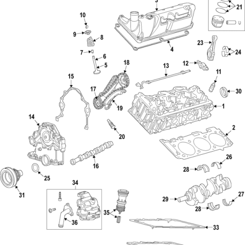 Valve Cover - Land-Rover (LR004828)