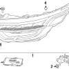 Headlamp Assembly Bracket - Land-Rover (LR086096)