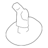 Tow Bracket Cover Clip - Land-Rover (DYR500010)