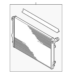 Radiator Assembly - Volkswagen (5C0-121-251-K)