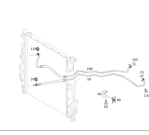 Thermostat - Mercedes-Benz (164-501-00-65)