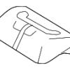 Seat Belt Guide - Land-Rover (LR026866)
