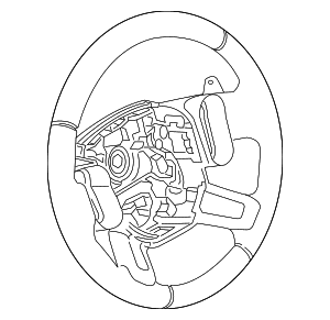 Steering Wheel - Land-Rover (LR121191)