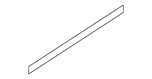 Belt Molding - Volkswagen (2GJ-837-476-2MG) Belt Molding - Volkswagen (2GJ-837-476-2MG)