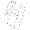 Seat Back Cover - Land-Rover (LR160648)