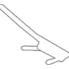 Windshield Wiper Arm - Audi (4M1-955-408-1P9)