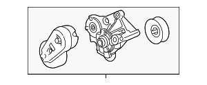 Accessory Drive Belt Tensioner Assembly - Land-Rover (LR079294)