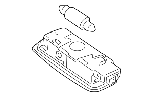 1998-2014 Volkswagen Interior Lamp - Volkswagen (3B0-947-291-B-95T)