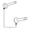 Belt Tensioner Bolt - Land-Rover (FB110151L)