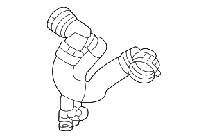 Upper Hose - Land-Rover (LR137873) Upper Hose - Land-Rover (LR137873)