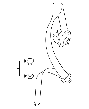 Lap & Shoulder Belt - Volkswagen (1Q1-857-706-G-UHQ)