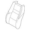 Seat Back Cover - Land-Rover (LR045706)