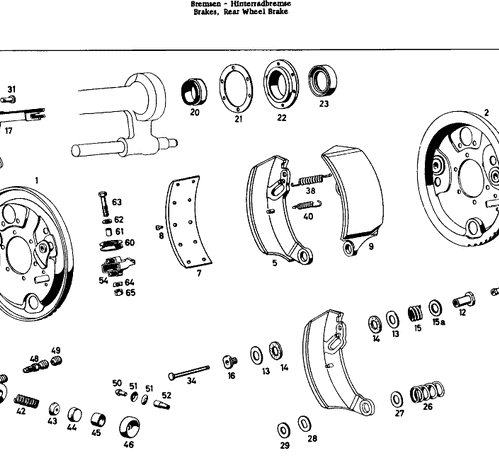 Brake Anchor - Mercedes-Benz (180-420-13-17)