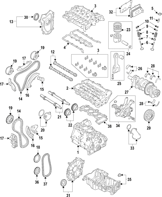 Engine Camshaft - Land-Rover (LR175099) Engine Camshaft - Land-Rover (LR175099)