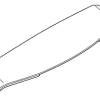 Spoiler - Land-Rover (LR164215)