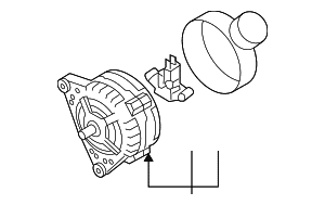 2006-2012 Volkswagen Alternator - Volkswagen (06F-903-023-HX)