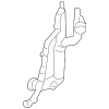 Lower Hose - Land-Rover (LR100817)