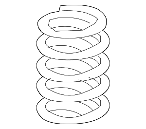 2006-2010 Volkswagen Beetle - Coil Spring - Volkswagen (1H9-411-105-F) 2006-2010 Volkswagen Beetle - Coil Spring - Volkswagen (1H9-411-105-F)