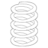 2009 2010 Volkswagen Beetle - Coil Spring - Volkswagen (1J0-411-105-FG)
