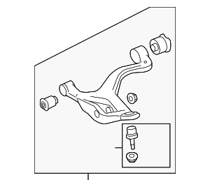 Lower Control Arm - Land-Rover (LR073367) Lower Control Arm - Land-Rover (LR073367)