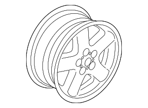 Wheel, Alloy - Land-Rover (LR020932) Wheel, Alloy - Land-Rover (LR020932)