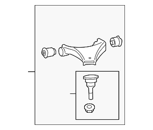 Upper Control Arm - Land-Rover (LR051614) Upper Control Arm - Land-Rover (LR051614)