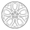 Wheel, Alloy - Land-Rover (LR086352)