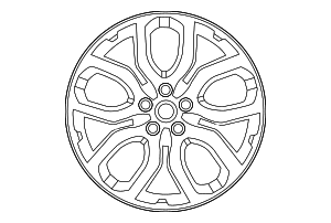 Wheel, Alloy - Land-Rover (LR086352) Wheel, Alloy - Land-Rover (LR086352)