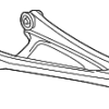 2011-2017 Volkswagen Touareg - Lower Control Arm - Volkswagen (7P0-505-311-E)