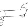 Water Hose - Land-Rover (LR121835)