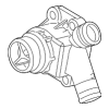 Thermostat Unit - Land-Rover (LR003203)