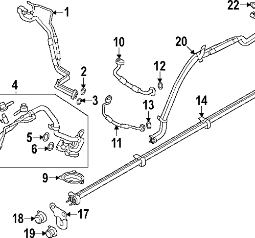 AC Tube - Land-Rover (LR153392)