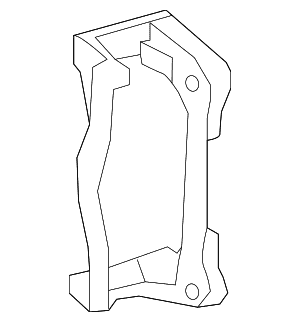 Disc Brake Caliper Bracket - Volkswagen (7B0-615-125-A)