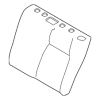 Seat Back Cover - Land-Rover (LR058968)