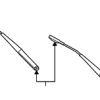 Wiper Arm - Audi (8J1-955-408-A-1P9)
