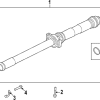 Drive Shaft Assembly Mount Bolt - Land-Rover (LR126162)