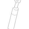 Lift-Gate Lift Support - Volkswagen (1C0-827-550-F)