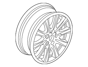 Wheel, Alloy - Land-Rover (RRC505360MNH) Wheel, Alloy - Land-Rover (RRC505360MNH)