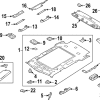 Dome Lamp Retainer - Land-Rover (LR154071)