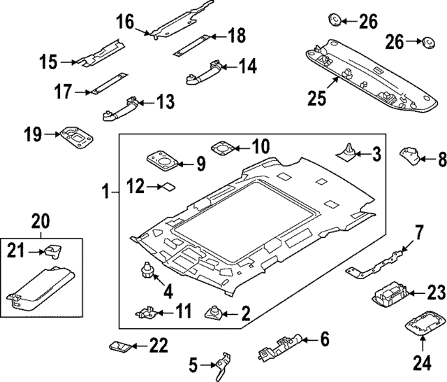 Rear Bracket - Land-Rover (LR150343) Rear Bracket - Land-Rover (LR150343)