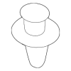 Side Shield Retainer - Land-Rover (LR005896)