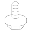 Combo Lamp Assembly Bolt - Land-Rover (KYG500380)