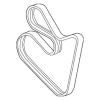Serpentine Belt - Land-Rover (LR051050)